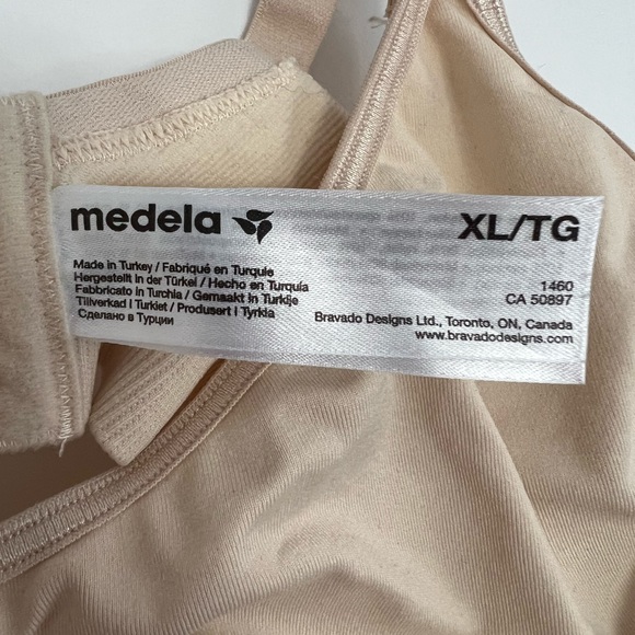 MEDELA XL Maternity Nursing Bra Nude - Picture 5 of 5